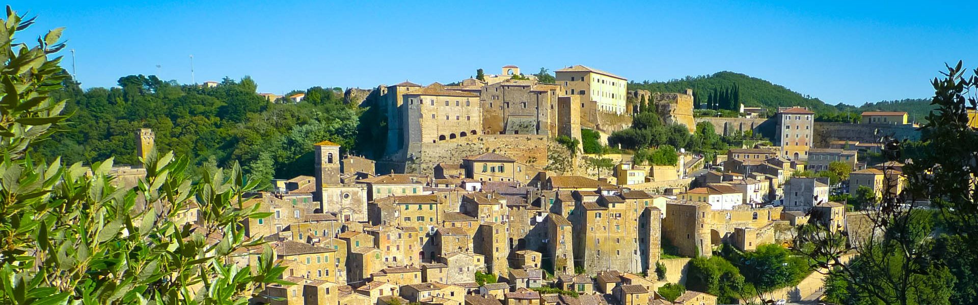 Picturesque medieval town of Sorano, Grosseto, Tuscany, Italy